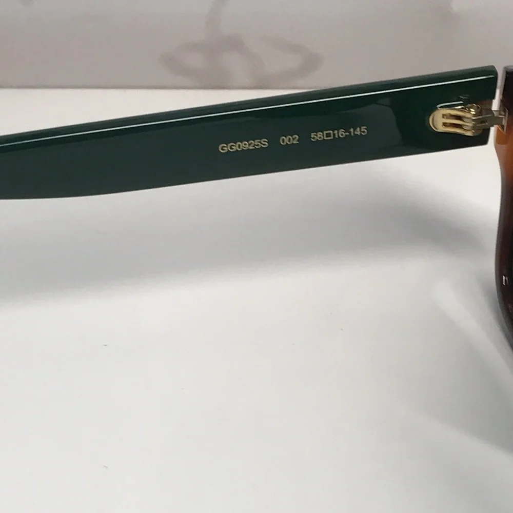 Authentic ✨ Brand New Gucci GG0925S 002 Aviator Sunglasses – Havana Frame with G